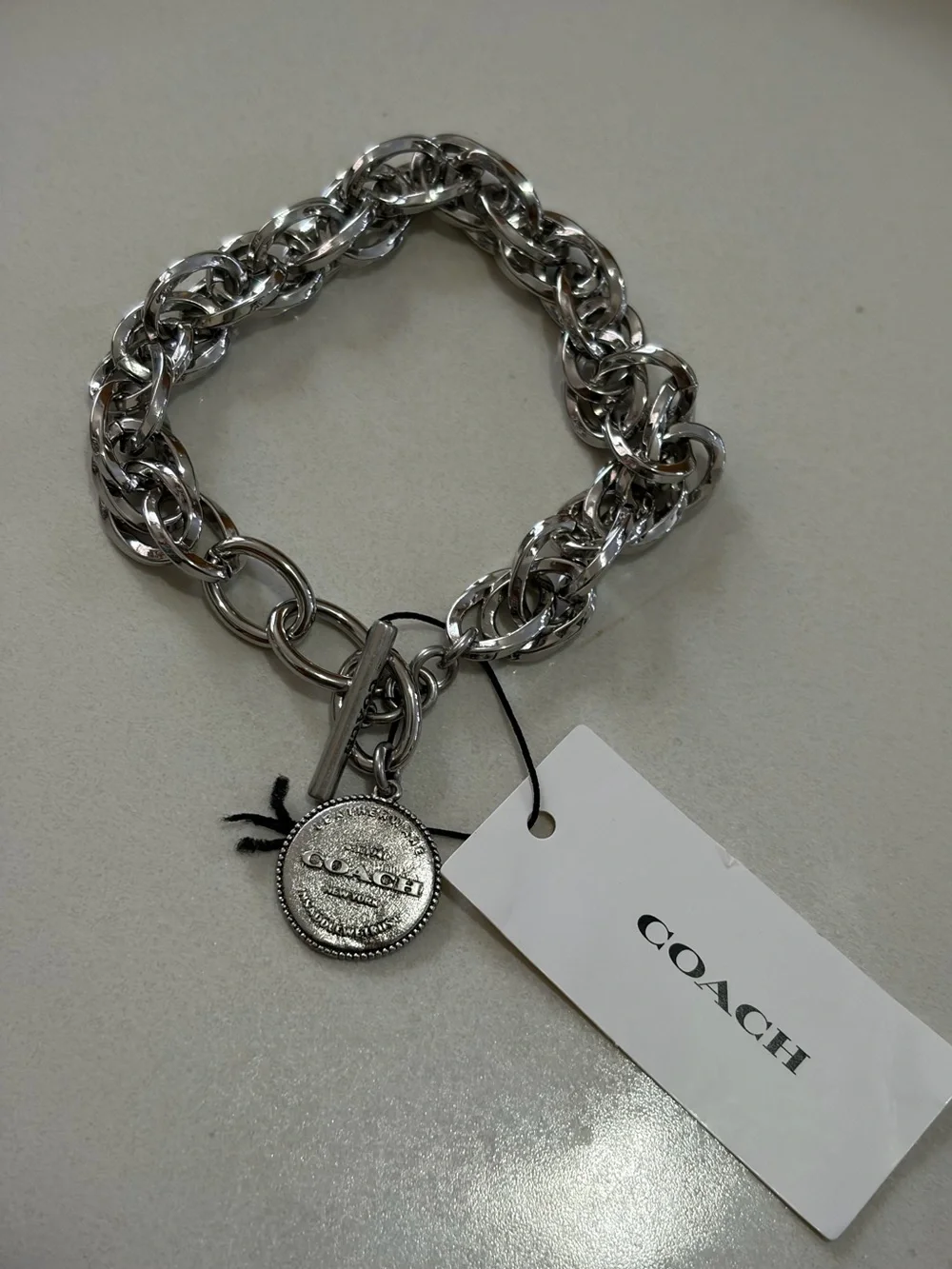 Coach silver Bracelet 🩶